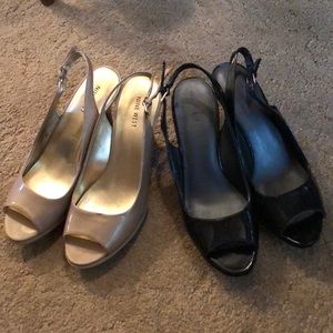 Bundle of matching Nine West heels